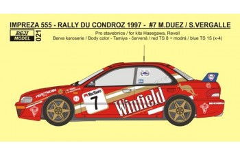 Transkit – Subaru Impreza WRX Rally du Condroz 1997 – M.Duez